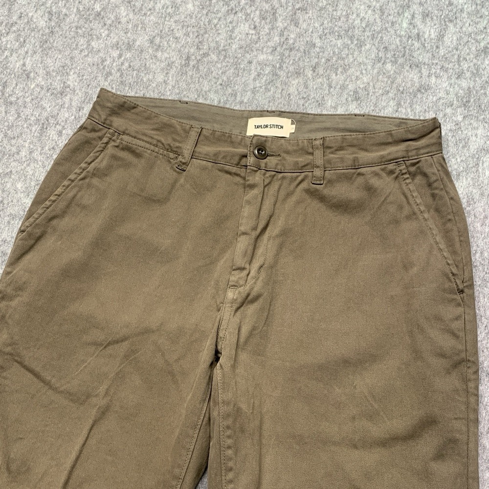 Taylor Stitch Democratic 100% ORGANIC COTTON Mercerized Pants Men's Size 31 - Picture 5 of 16